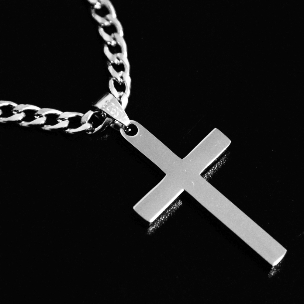 925 Sterling Silver Chain Necklace Men - 남녀공용 925 스털링 실버 십자가 목걸이,