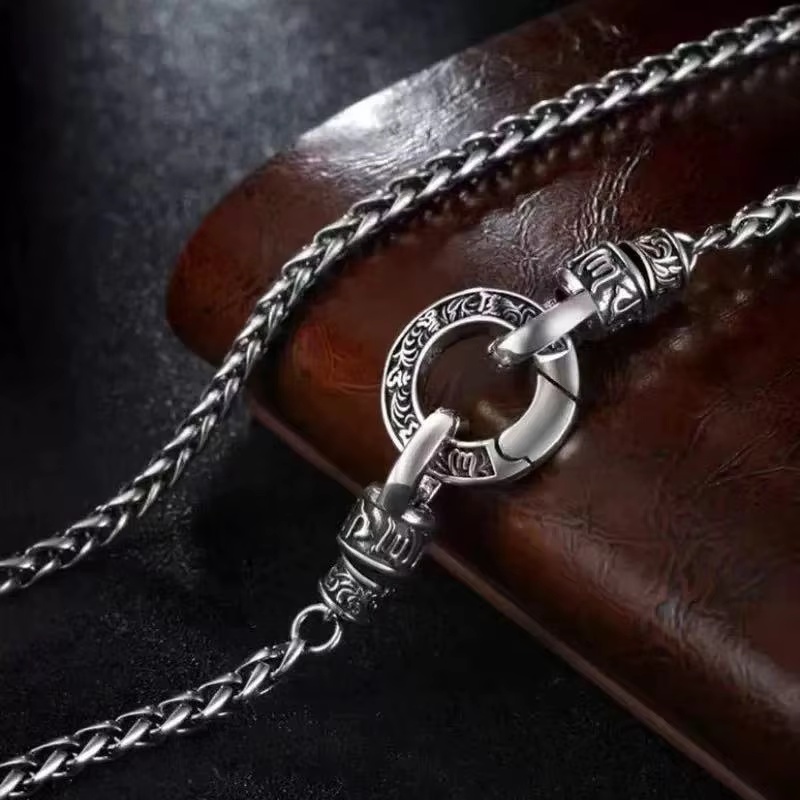925 Sterling Silver Chain Necklace Men - 새로운 925 스털링 실버 소재의 남녀