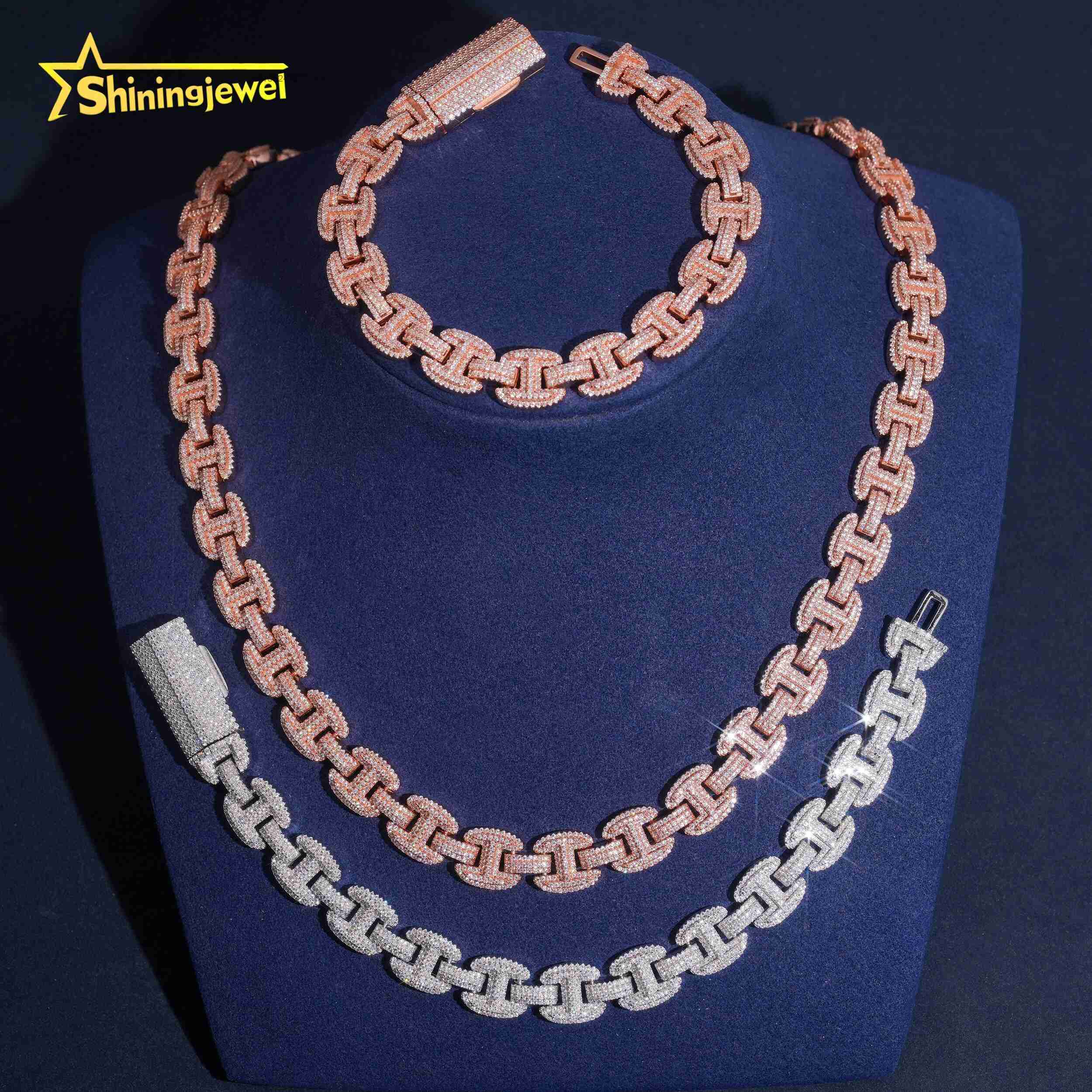 힙합 커스텀 뉴힙 블링 모이사나이트 패션 남성 목걸이  - Cuban Link Chain 12Mm 리뷰 및 가격