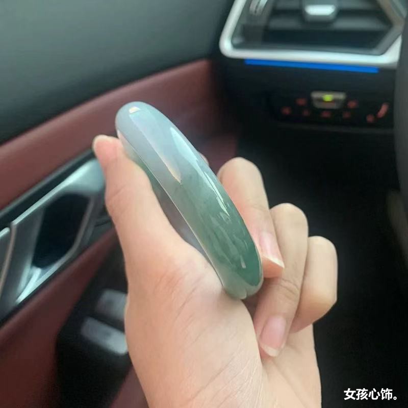 얼음옥 팔찌, 왁스 같은 질감의 천연 버마산 비취 팔찌 - Bracelets 리뷰 및 가격