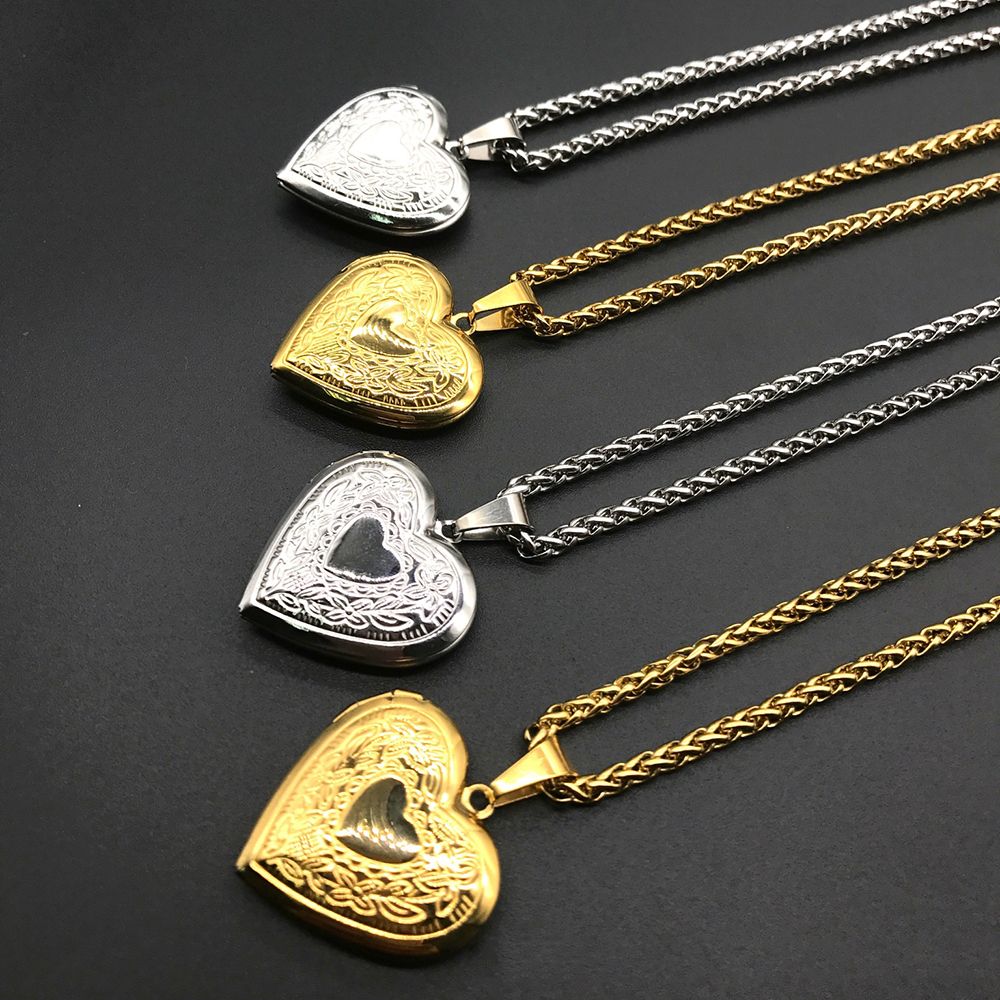 패션 체인 주얼리 친구 펜던트 하트 모양 사진 로켓 - Heart Locket Necklace Photo 리뷰 및 가격