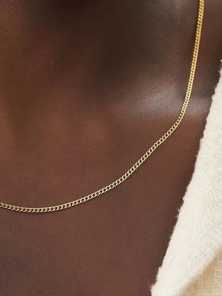 남성용 스테인레스 스틸 기본 체인 목걸이 티타늄 스틸  - Cuban Link Chain 12Mm 리뷰 및 가격